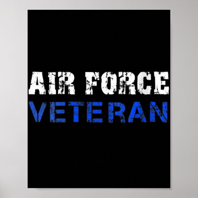 Affiche Womens Us Air Force, Usaf, Air Force Veterans Dist (Devant)