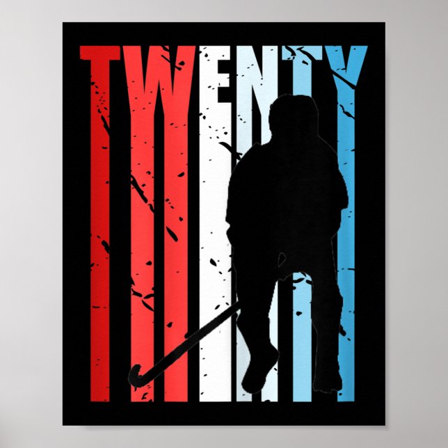 Affiche Womens Womens Field Hockey 48th Birthday Player Te (Devant)