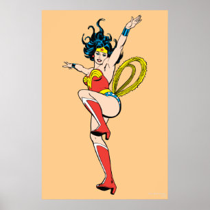 Affiche Wonder Woman Bras levés