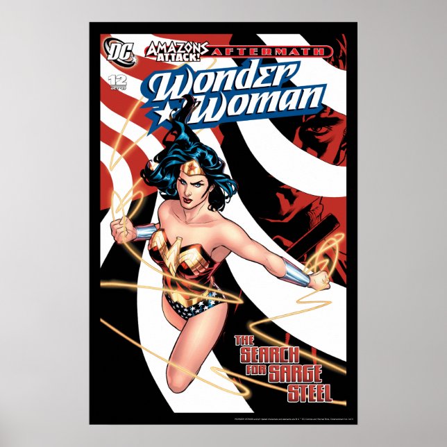 Affiche Wonder Woman Couverture comique #12 (Devant)