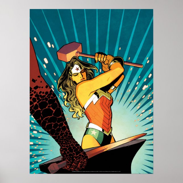 Affiche Wonder Woman New 52 Couverture comique #7 (Devant)