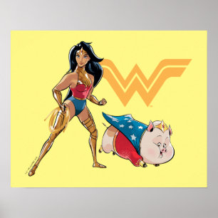 Affiche Wonder Woman & PB