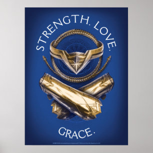 Affiche Wonder Woman Tiara, Lasso, and Bracelets