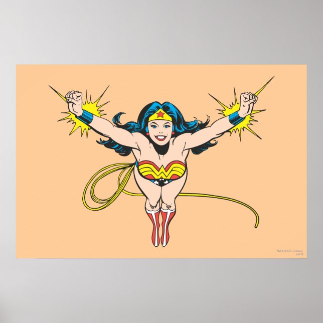 Affiche Wonder Woman va de l'avant (Devant)