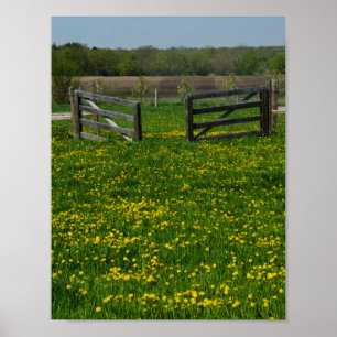 Affiche Wooden Farm Gates