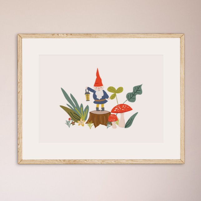 Affiche Woodland Gnome (Créateur téléchargé)