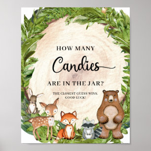 Affiche Woodland How Many Candies Are In The Jar game