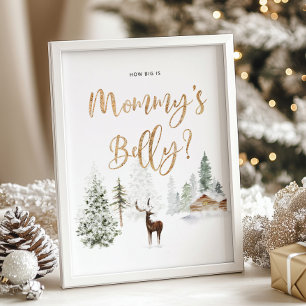 Affiche Woodland quelle taille est le jeu du ventre de mam