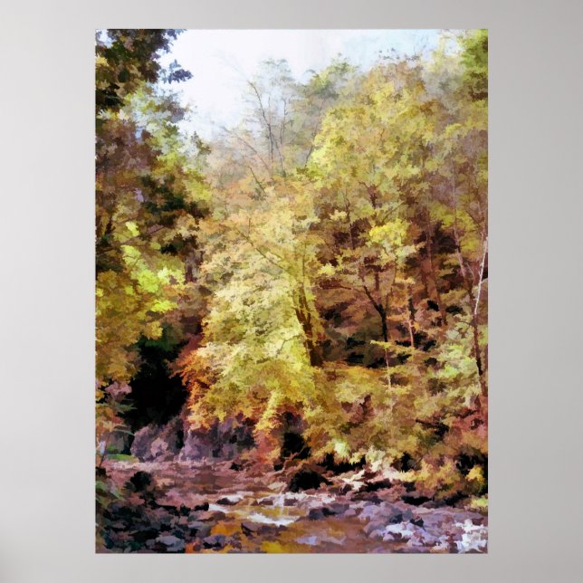 AFFICHE WOODLAND STREAM (Devant)