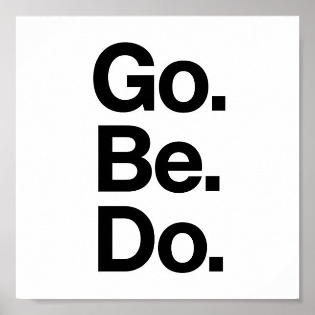 Affiche Word, Motivation, Rétro (Devant)