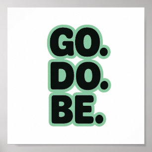 Affiche Word, Motivation, Rétro