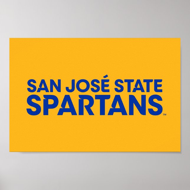 Affiche Wordmark de San Jose State Spartans (Devant)