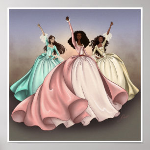 Affiche WORK! Imprimé