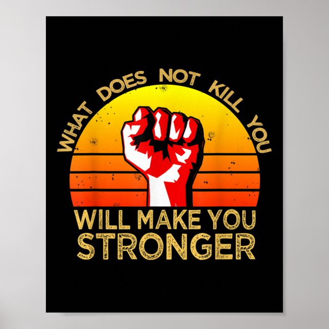 Affiche Workout Insration Motivational Saying Men Women  (Devant)