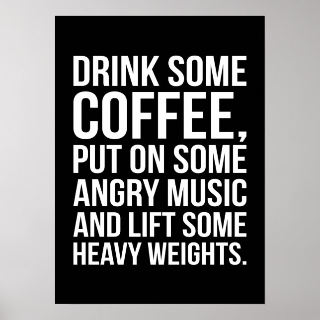 Affiche Workout Motivational (Devant)