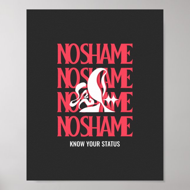 Affiche World Aids Day Know Your Status  (Devant)