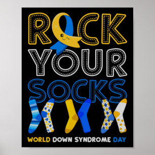 Affiche World Down Syndrome Day Faites connaître vos chaus