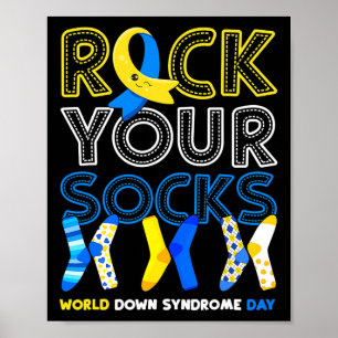 Affiche World Down Syndrome Day Faites connaître vos chaus