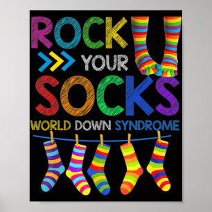 Affiche World Down Syndrome Day Faites connaître vos chaus