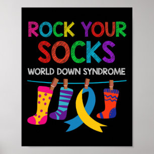 Affiche World Down Syndrome Day Garçons Filles Enfants Roc