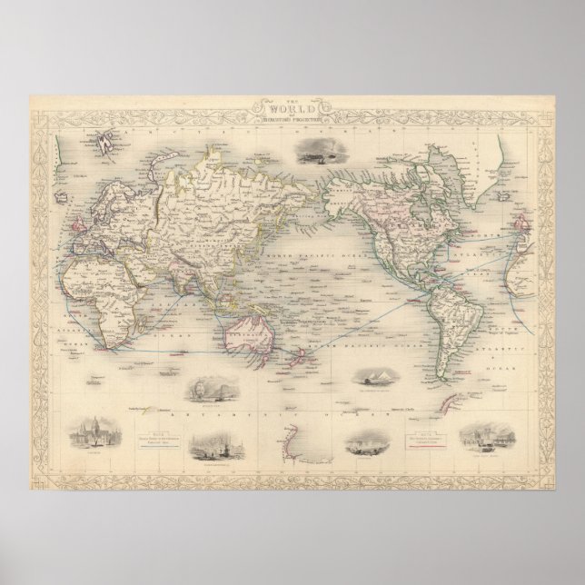 Affiche World On Mercator's (Devant)