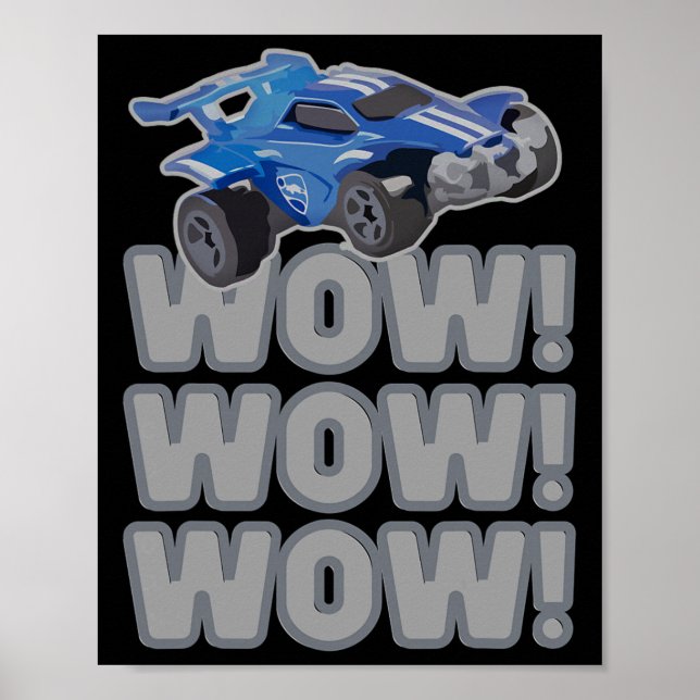 Affiche Wow! Wow! Wow! Jeu de foot Rocket  (Devant)
