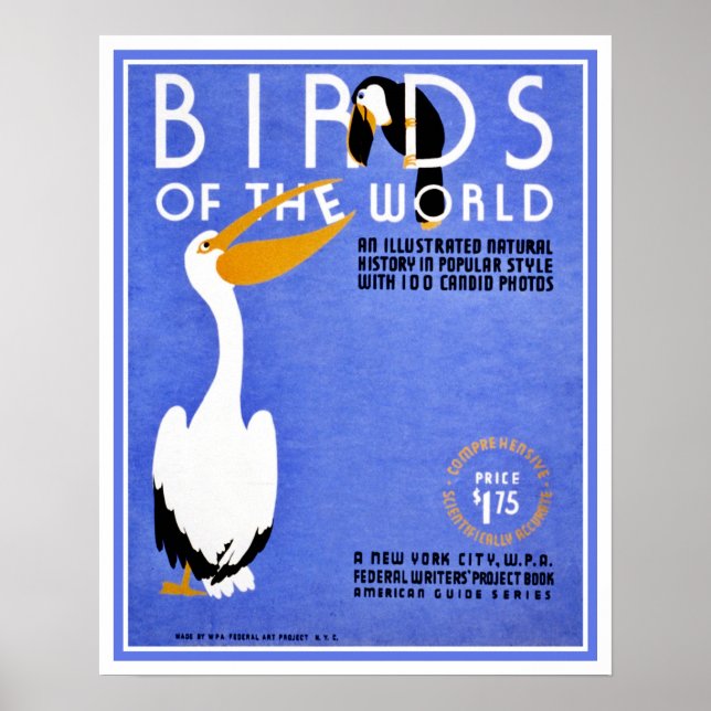 Affiche WPA Birds of the World (Devant)