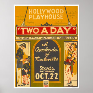 Affiche WPA CavalcadeVaudeville1938