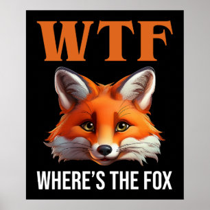 Affiche WTF - Où est le Fox