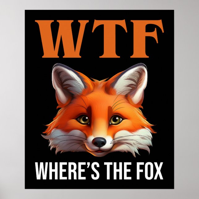 Affiche WTF - Où est le Fox (Devant)