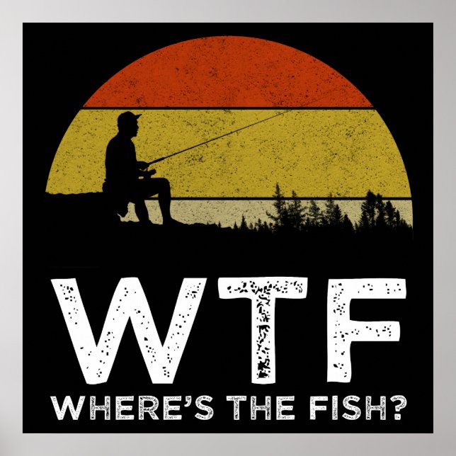 Affiche WTF - Où est le poisson ? (Devant)