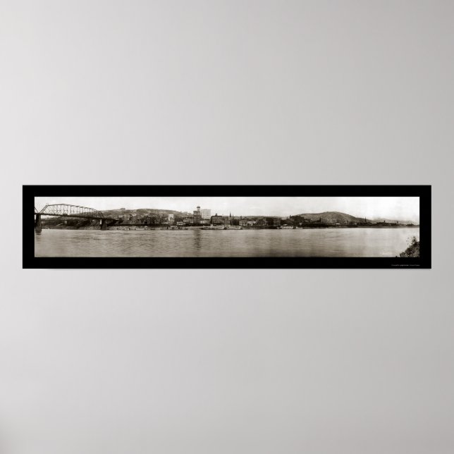 Affiche WV Waterfront Photo 1909 (Devant)