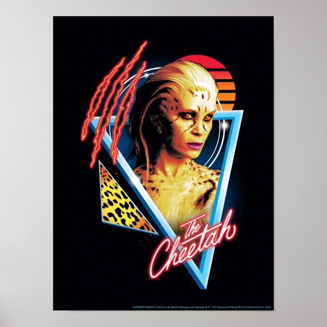 Affiche WW84 | L'insigne de caractère de la Cheetah Retrow (Devant)