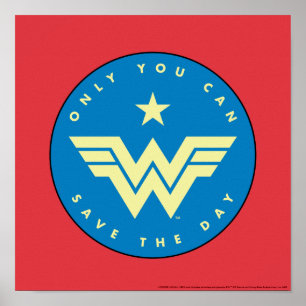 Affiche WW84   Wonder Woman Vous Ne Pouvez Sauver La Journ