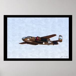 Affiche WWII bomber