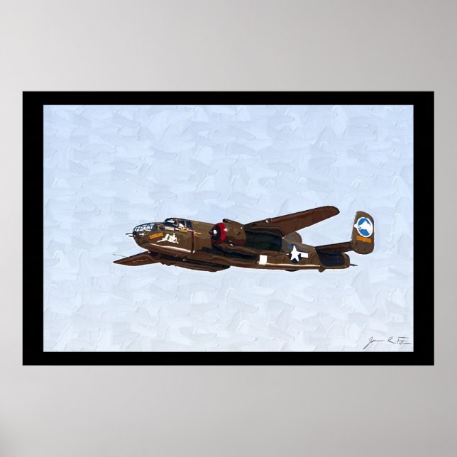 Affiche WWII bomber (Devant)