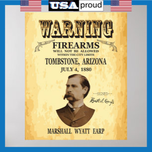 Affiche Wyatt Earp Cool Fab Tombstone