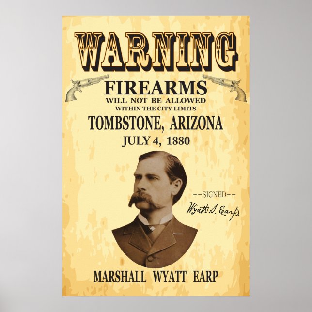 Affiche Wyatt Earp Cool Fab Tombstone (Devant)