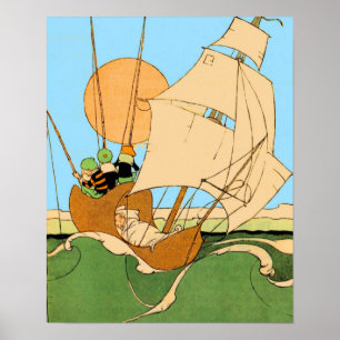 Affiche Wynken, Blynken et Nod