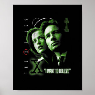 Affiche X-Files Je veux croire