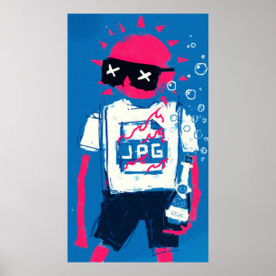 Affiche XCOPY Summer JPG WAGMI Colorful Art Multiple Sizes