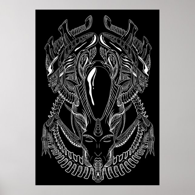 Affiche Xenomorph Alien HR Giger (Devant)