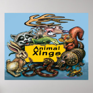 Affiche Xings animaux