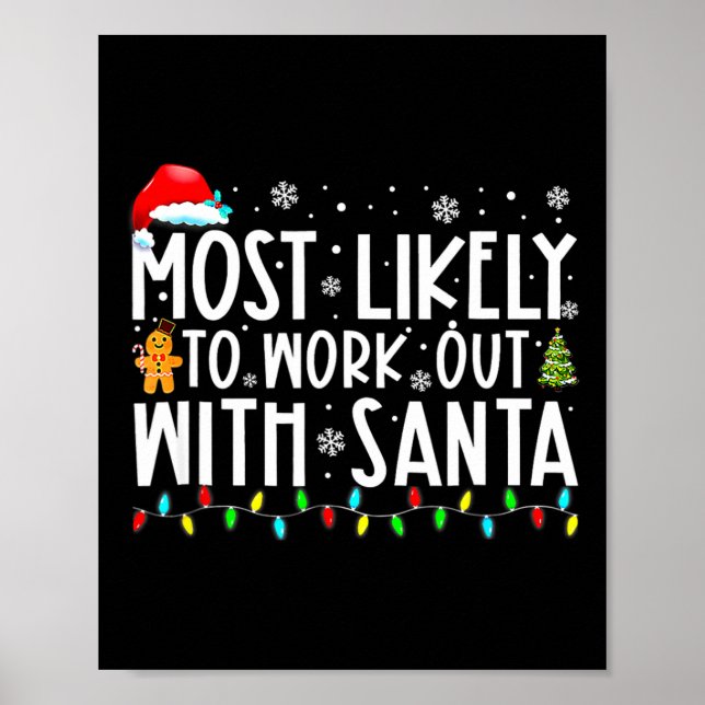 Affiche Xmas le plus susceptible de s'entraîner avec la fa (Devant)