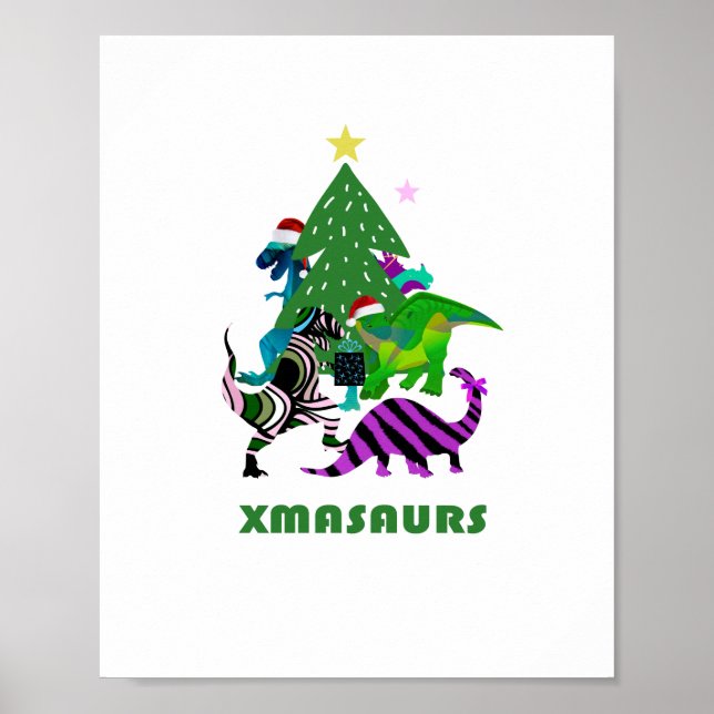 Affiche Xmasaures (Devant)