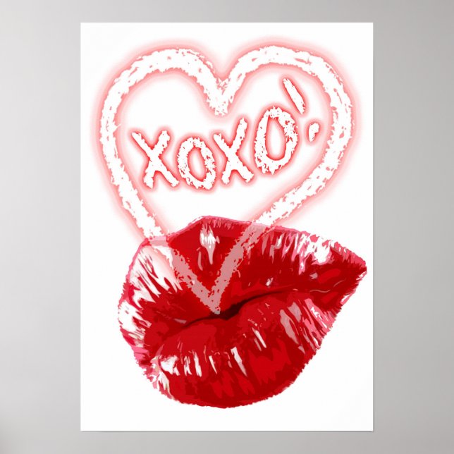 AFFICHE XOXO - LIPS (Devant)