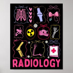 Affiche Xray Rad Tech Radiologie Santé Appréciation Te