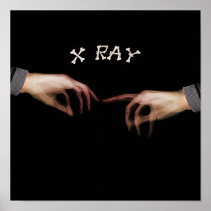 AFFICHE XRAY TOUCH REMINISCENT OF LEONARDO DAVINCI