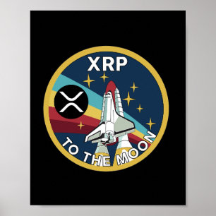 AFFICHE XRP-VERS LA LUNE