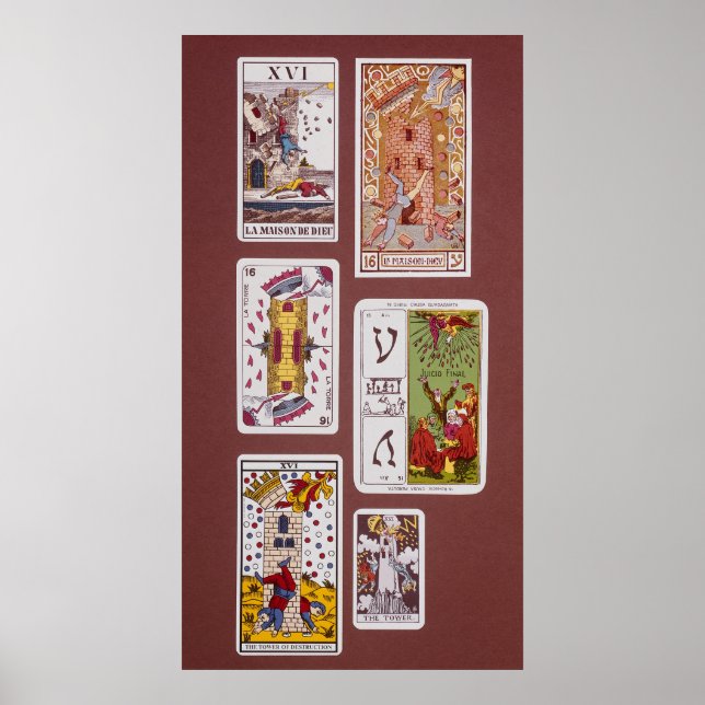 Affiche XVI La tour de destruction (Devant)